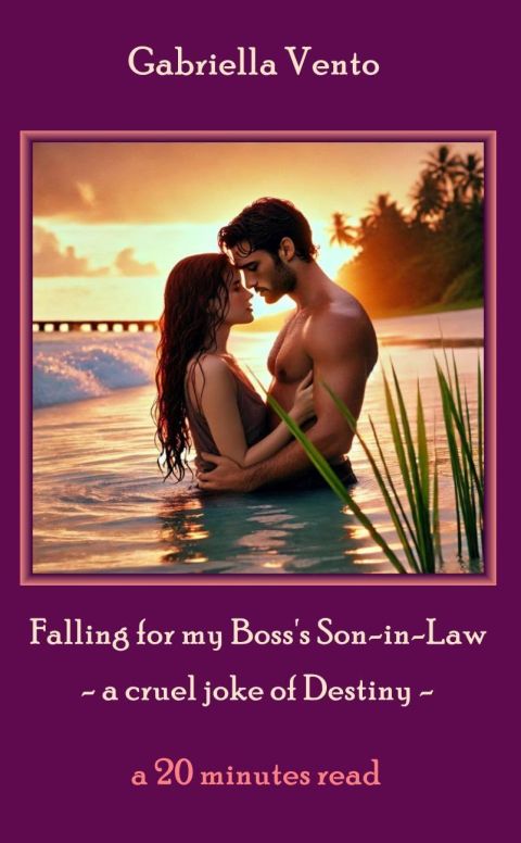 eBook cover depicting lovers embracing each other in the tropical ocean beach